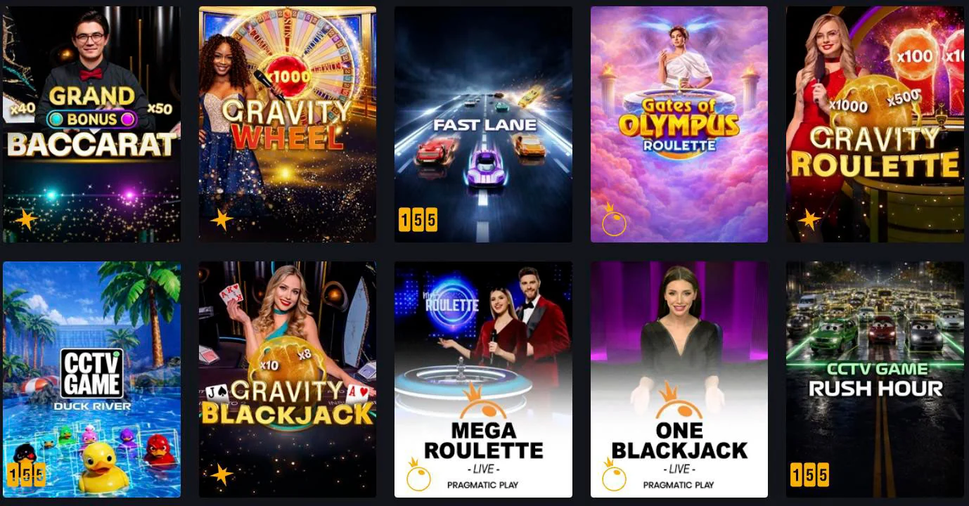 Live Dealer Games: Roulette, Baccarat, Blackjack and Live Tables by Evolution and Pragmatic Play Live