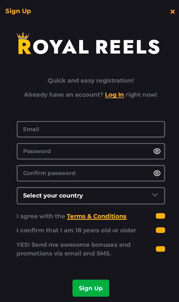 Sign Up